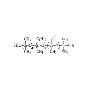 Vinylmethylsiloxane-Octylmethylsiloxane-Dimethylsiloxaneterpolymer