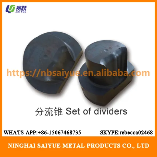 Set of dividers mould spare parts