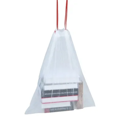 Trash Can with Trash BagTrash Plastic Bag Trash Plastic Garbage Bag