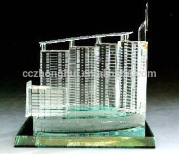 2016 Customized and modern crystal building model