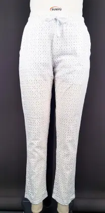Ladie's woven cotton pants