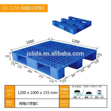 Single Side Euro Standard Size Plastic Pallet for Industrial