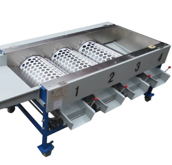 Fruits Vegetables Sizes Sorting Machines