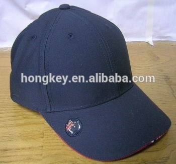ball marker in plain sports hat