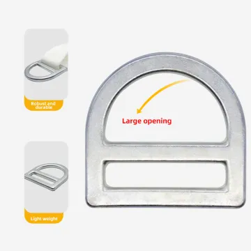 JENSAN 45mm Metal Adjustable D-Ring Buckle for Seat Belt Accessories: High-Quality Custom Solutions