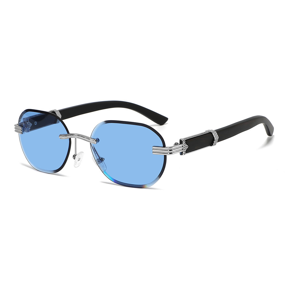 Luxury Metal Wooden Sunglasses