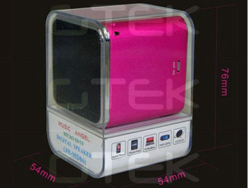 Perfect Sound Mp3 Mp4 Portable Digital Speaker With Tf Card Slot