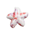 Perlas de cerámica de bricolaje Irregularidad Beads Starfish 20 mm