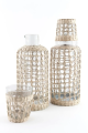 CARAFE Clear Seagrass Botting Glass Bottle