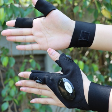 Waterproof Fingerless Gloves for Night Fishing, Cycling, and Gym Exercise