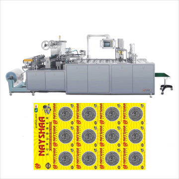 Automatic Scrubber Blister Packing Machine for Steel Crubber Toy Battery Blister Card Packaging