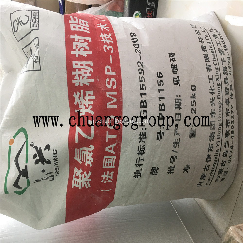 Dongxing Marca Pasta PVC Resina PB1156
