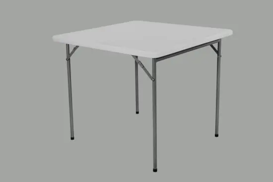 88CM high quality portable plastic square folding table