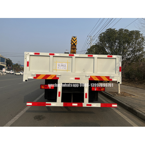 Dongfeng 6x4 camión montado en una grúa de brazo recto de 12t