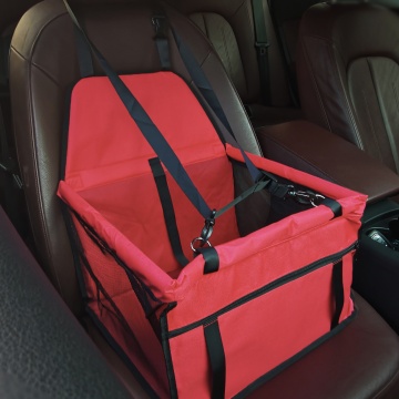 CARFU Durable Pet Car Booster Seat with Zipper Storage Pocket for Small and Medium Pets
