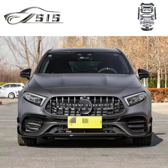 A-Class W177 A200 A35 A35L to A45 Bodykit - Front & Rear Bumpers, Grilles & Exterior Parts (Plastic)