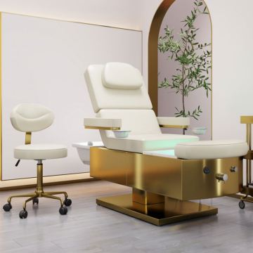 طاولة التدليك الكهربائي لصالون التجميل: سرير Spa spa