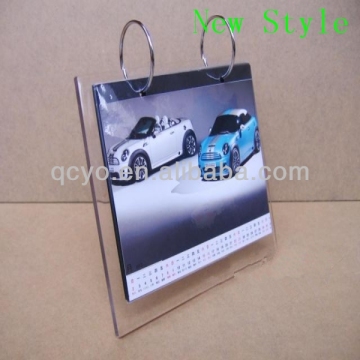 New style acrylic high quality custom desk calendar
