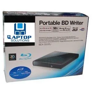 6x Bd-r, 4x Bd-r Dl, 2x Bd-re Sony's 6x Bdx-s500u External Blu-ray Drive Burns 25gb In 20 Minutes