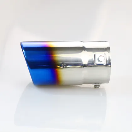 Burnt Blue B5 Exhaust Pipe Car Tailpipe Straight Outlet Remus