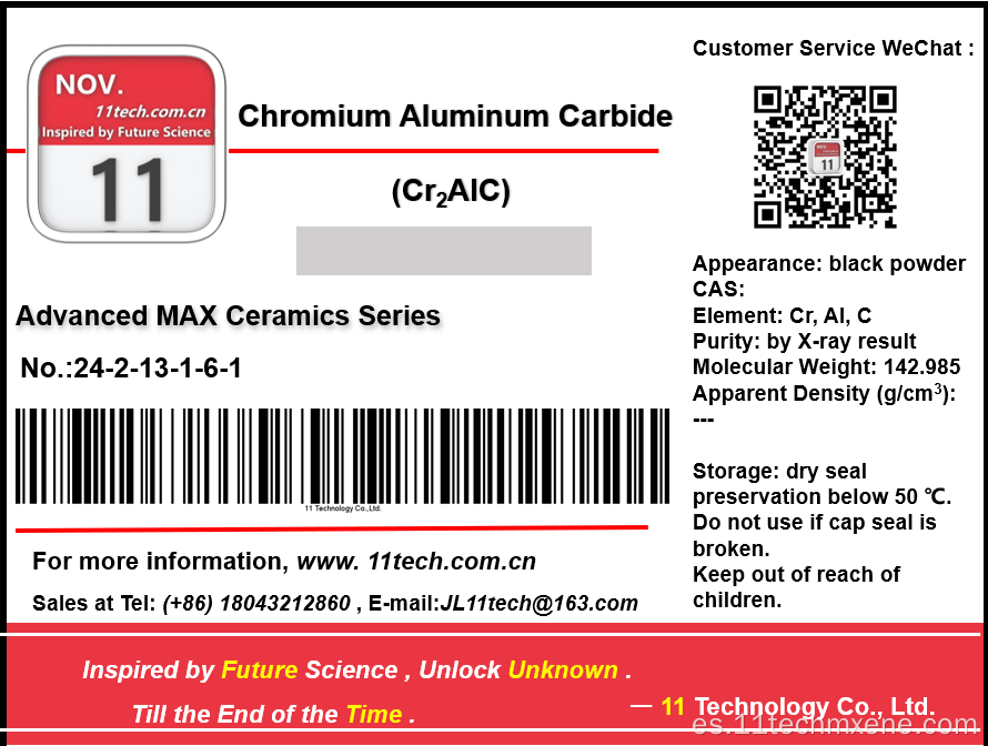 Material de fase máxima CR2Alc