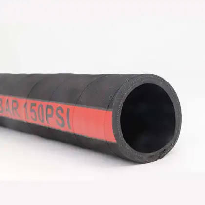 Oil Water Suction And Delivery Hose Fiber Cloth Surface