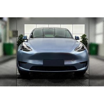 Matte Metallic Storm Blue full body car wrap vinyl film