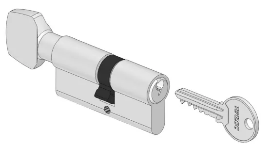 Security Pin Cylinder Lock knob sided