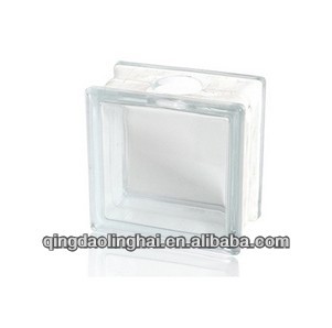 China 190x190x80mm Clear Glass Brick Price