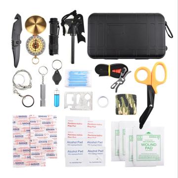 Kit Survival Kecemasan 20-dalam-1: Gear EDC untuk Wilderness &amp; Outdoor Adventures