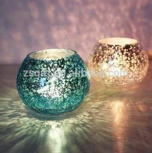 wholesale beautiful glass candle holders for home decoration