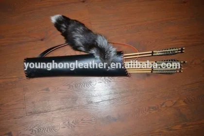Cow leather bow & arrow holder