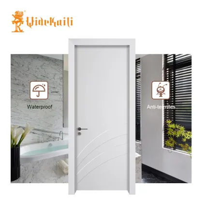 Wholesale Qide 5 Panel Internal White Painted Primed Acoustic Soundproof Doors