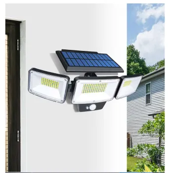 PIR Motion Sensor Solar Wall Lights - Outdoor Waterproof LED Garden Lighting for Villa and Courtyard