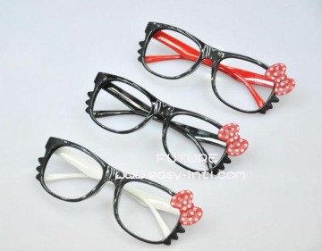 Hello Kitty Shape Frame glasses with Butterfly Knot