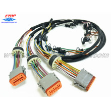 custom braiding shield automotive wire assembly