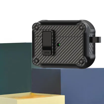 High Quality Carbon Fiber Earphone Case for AirPods Pro 2 (2nd Generation)