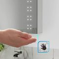 Muebles de baño pared almacenamiento colgado gabinete de espejo led