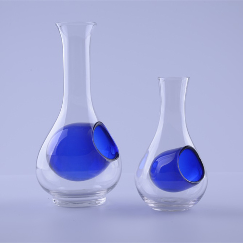Blue Sake Set Glass Ice Cold Drinking Glass