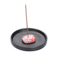 Ceramic Incense Stick Japanese Style Cherry Blossom Broad Bean Incense Holder Chopstick Rest Small Ornament