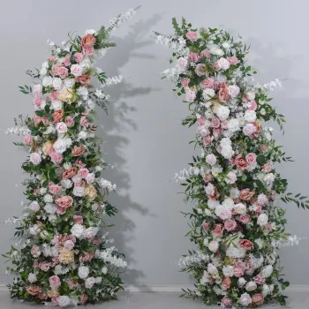 Wholesale Pink Horn Flower Arrangements for Wedding Decorations and Parties