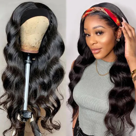 Wholesale Remy Human Hair Headband Wig,Headband Wig Human Hair For Black Women,150%Density Curly Headband Human Hair Wig