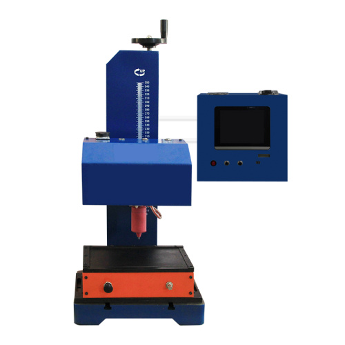Máquina de marcação de peen de ponto elétrico de bancada com utensílios