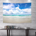 Beach minimalist partition decorative tapestry