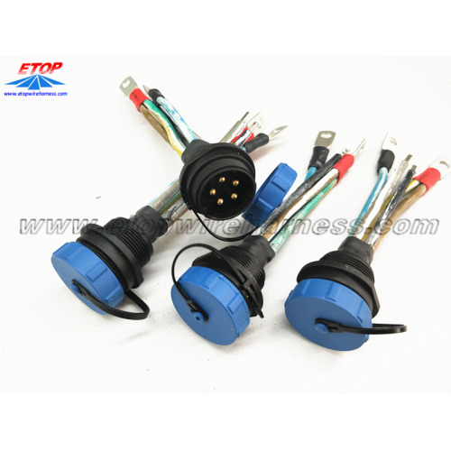 5pin Power Waterproofing Connector พร้อมฝา