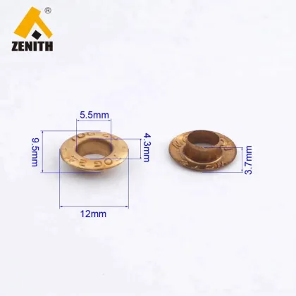 Engraved Logo Garment Brass Eyelets - BM10548