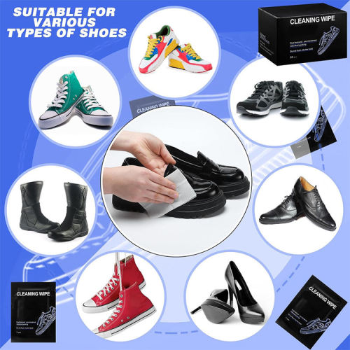 Khăn lau giày logo in họa tiết chấm bi