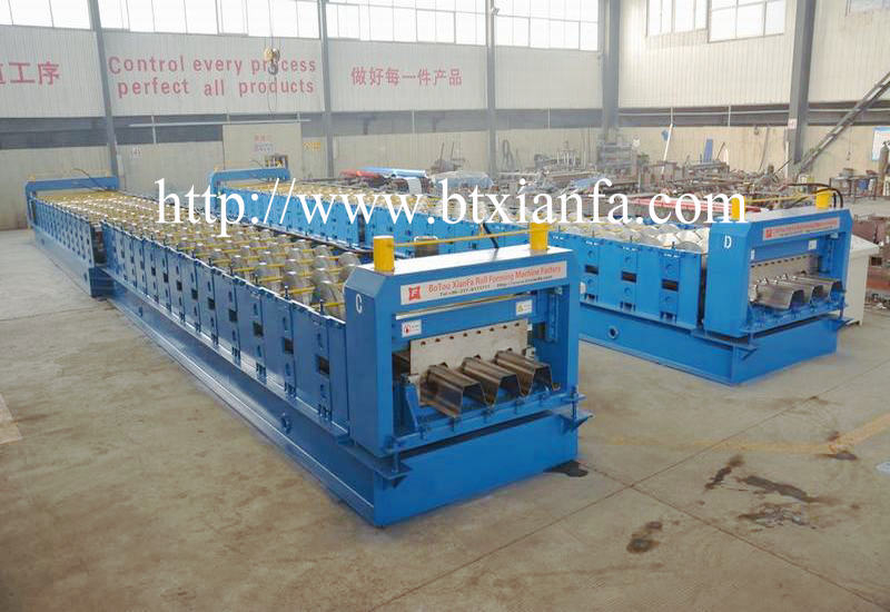 Galvanized Steel Floor Deck Roll Forming Machine