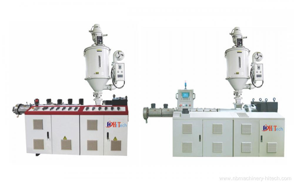80/156 Conical Twin screw Extruder Line