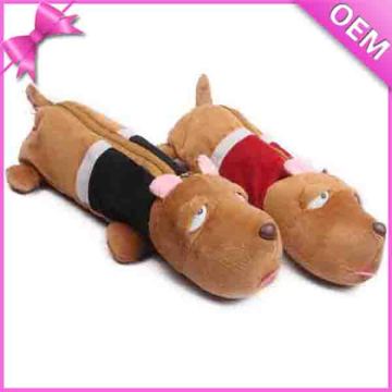 20cm Dog Toy Plush Animal Pencil Case, Plush Dog Pencil Case, Plush Toy Pencil Case